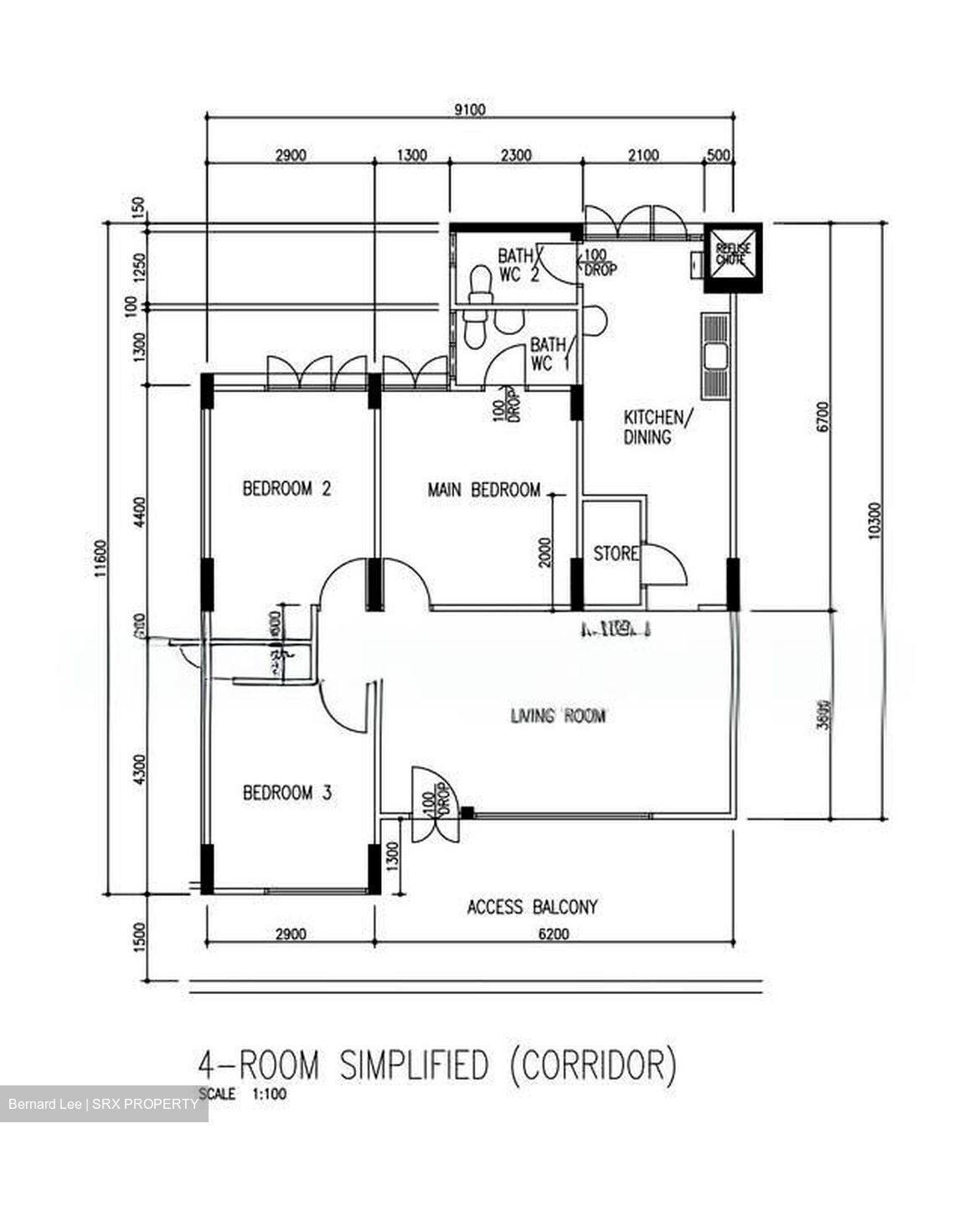 Blk 170 Bedok South Road (Bedok), HDB 4 Rooms #566565731